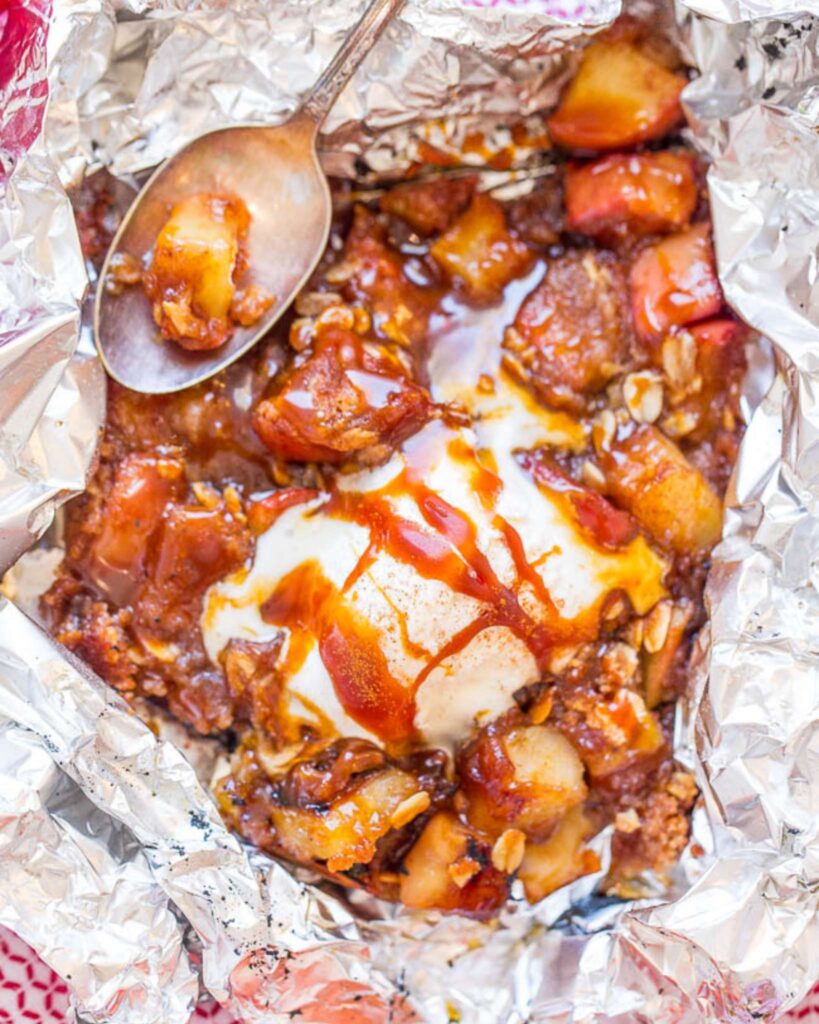 Campfire Apple Crisp Foil Pack