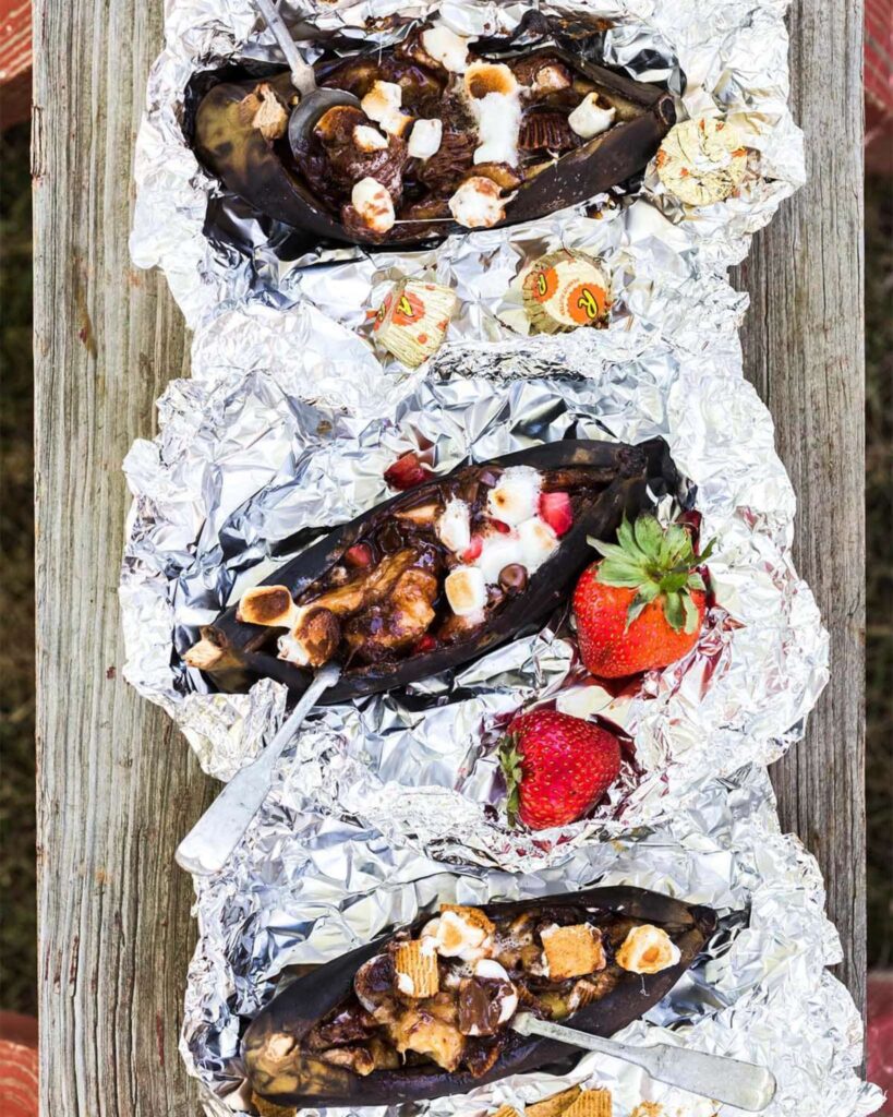Campfire Banana Boats