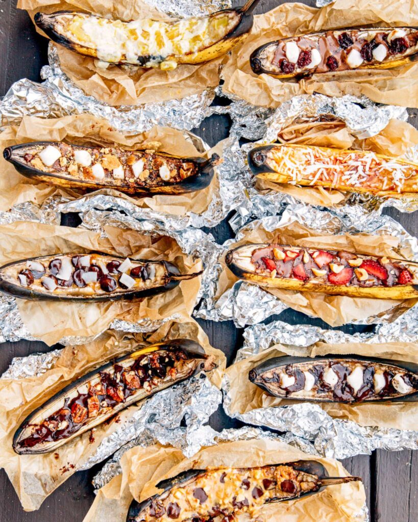 Campfire Banana Boats