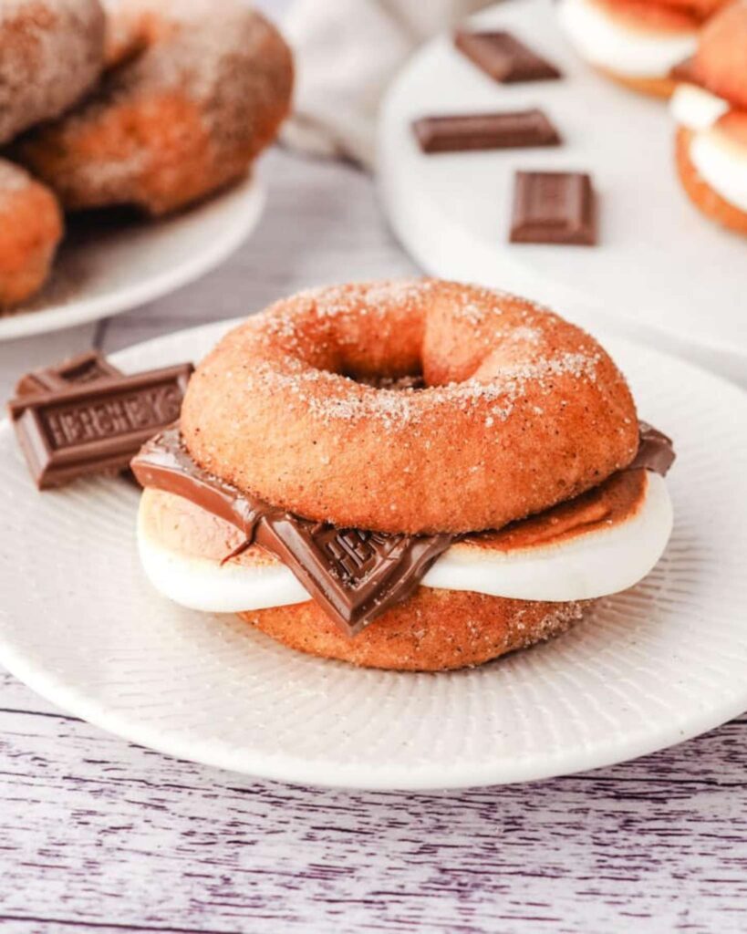 Campfire Donut Sandwiches