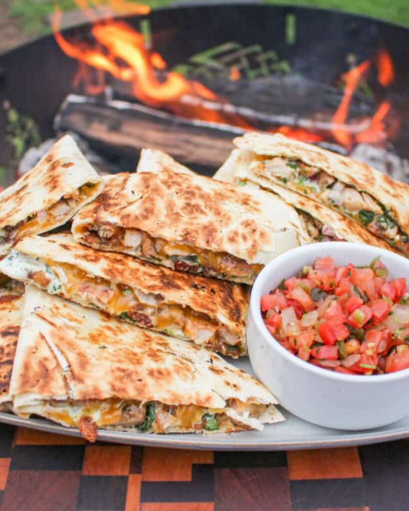 Campfire Quesadillas