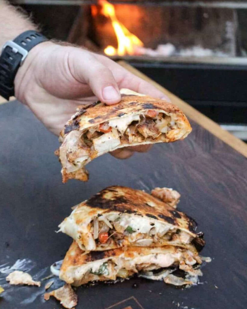 Campfire Quesadillas