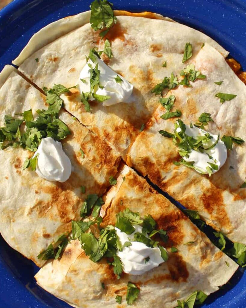 Campfire Quesadillas