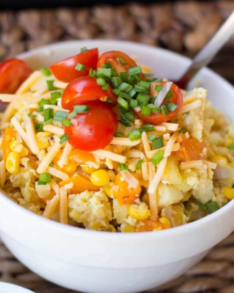 Campfire Scrambled Eggs