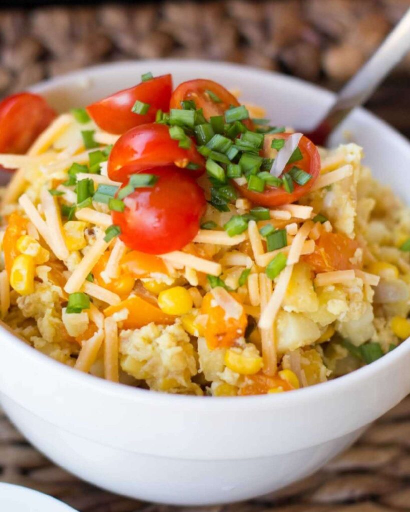 Campfire Scrambled Eggs