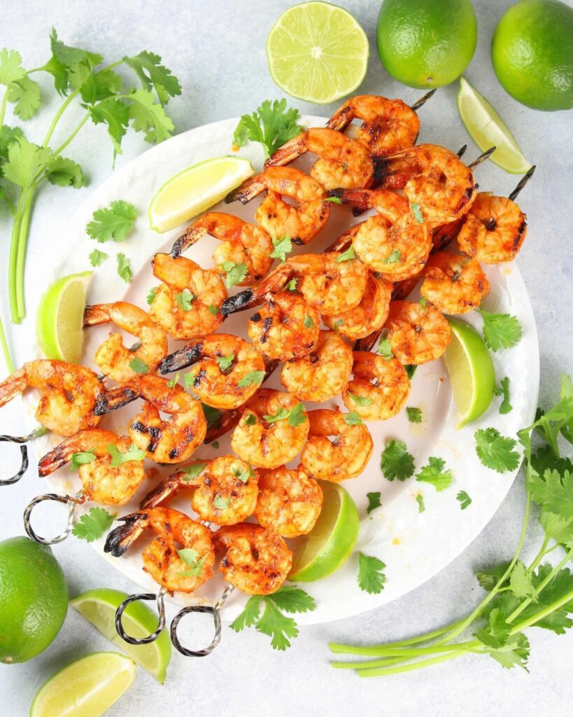 Chili Lime Grilled Prawns