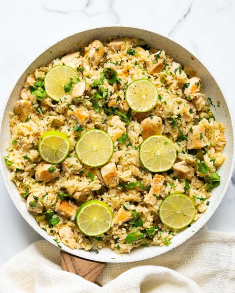 Cilantro Lime Rice with Chicken