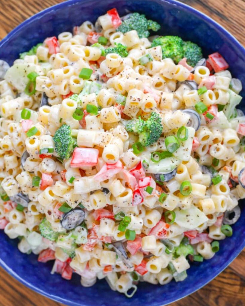 Classic Creamy Pasta Salad Recipe