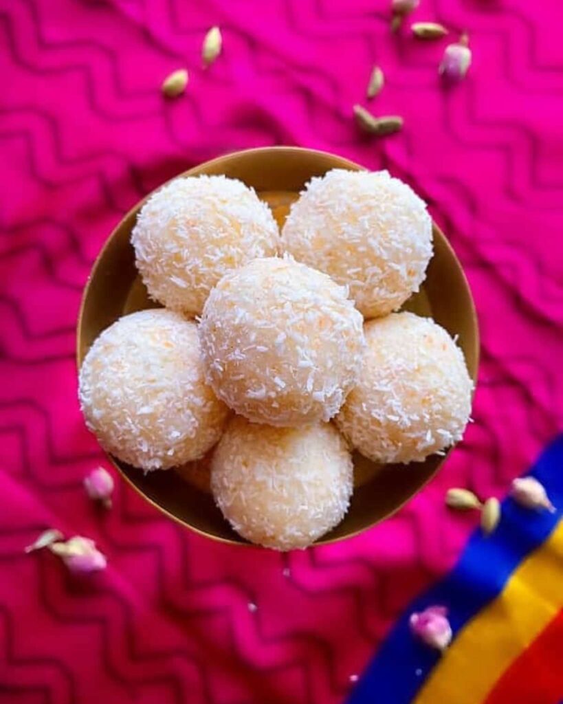 Coconut Ladoo (No Bake