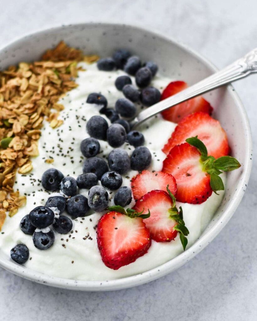 Cottage Cheese with Fruits