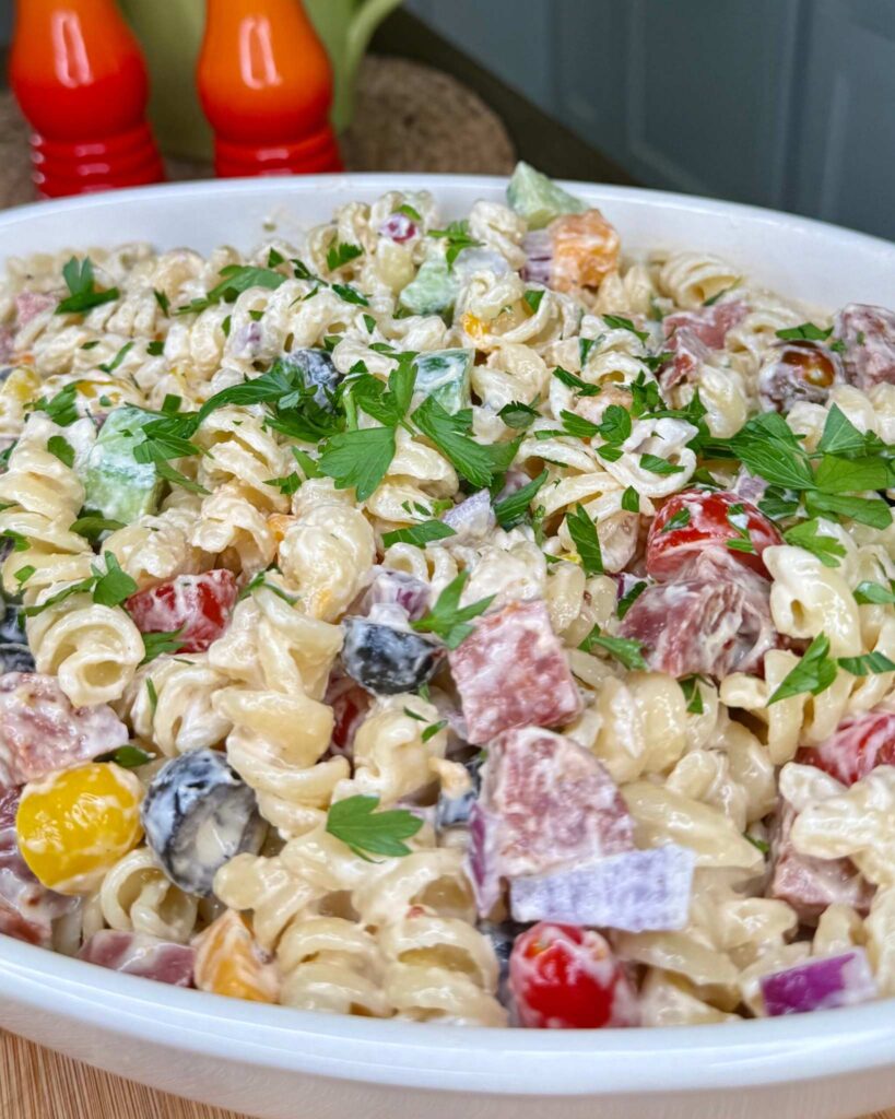 Creamy Italian Pasta Salad