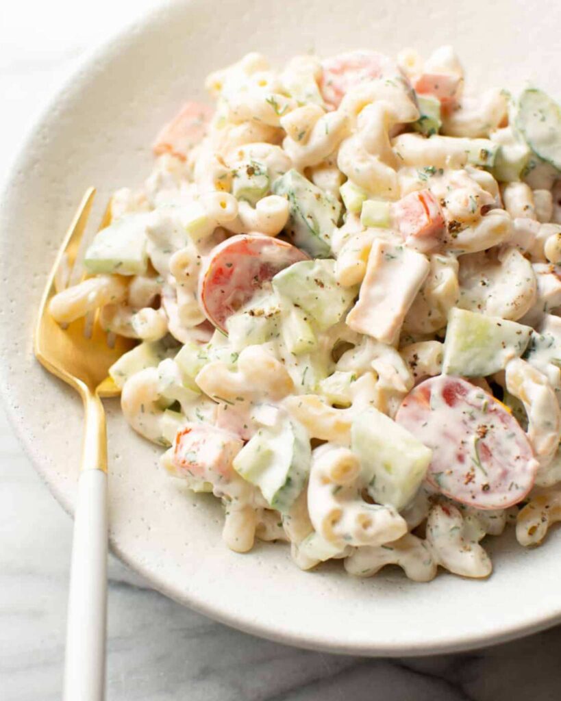 Creamy Tuna Pasta Salad