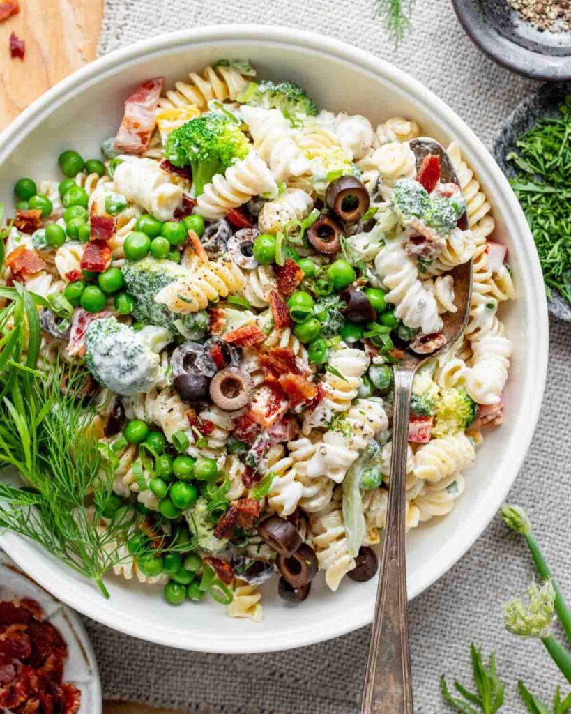 Creamy Veggie Pasta Salad