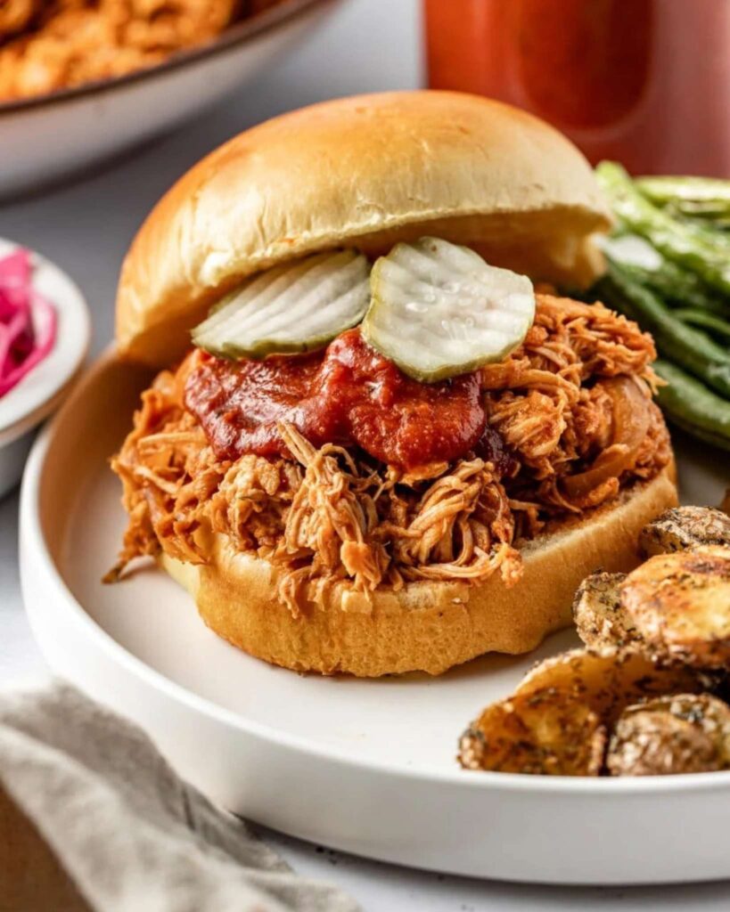 Crockpot BBQ Pulled Chicken