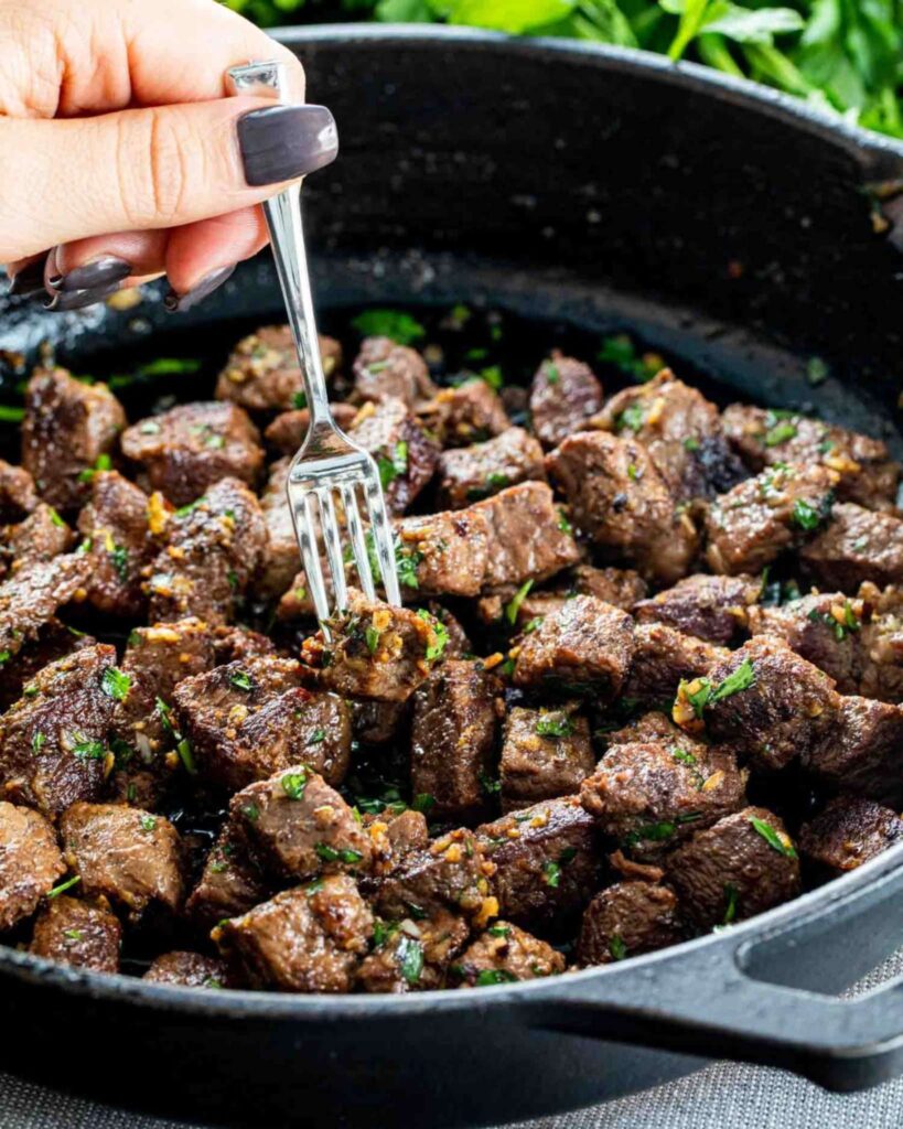 Garlic Butter Steak Bites