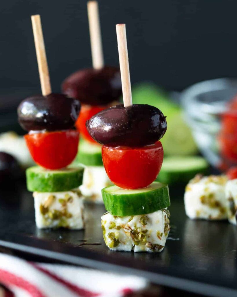 Greek Salad Skewers