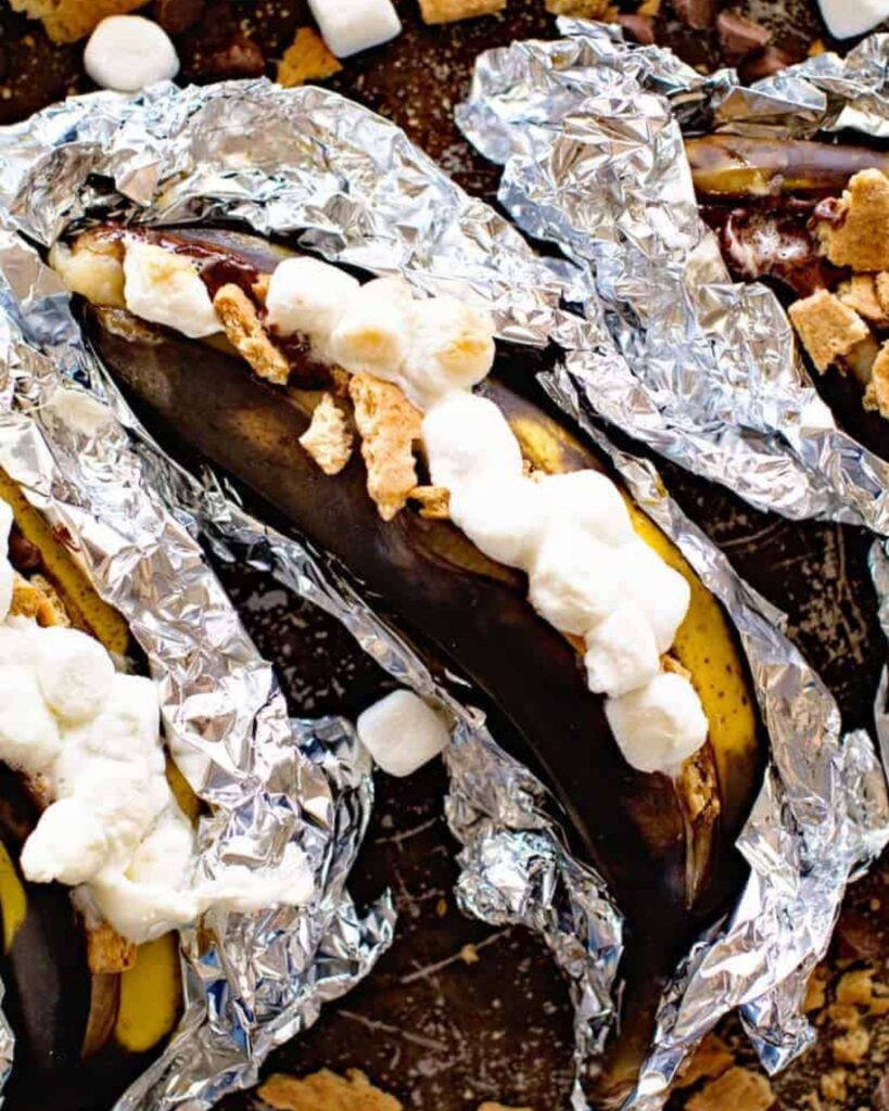 Grilled Banana S’mores