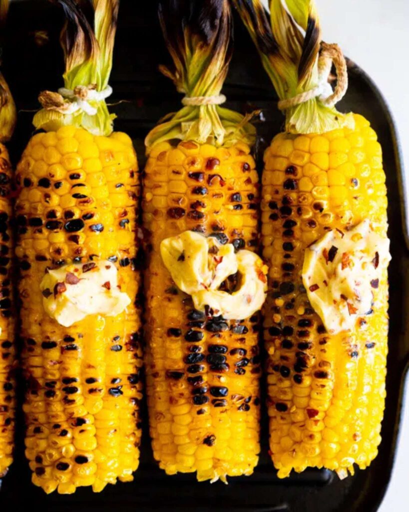 Grilled Corn with Butter
