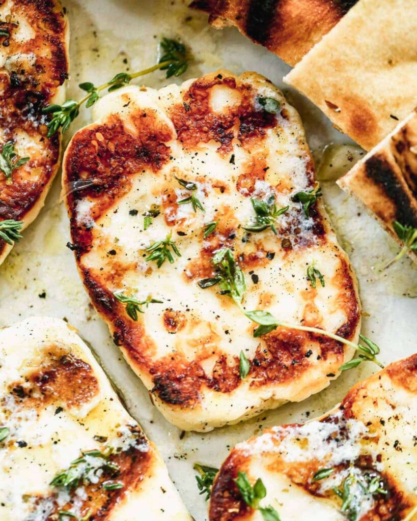 Grilled Halloumi Cheese