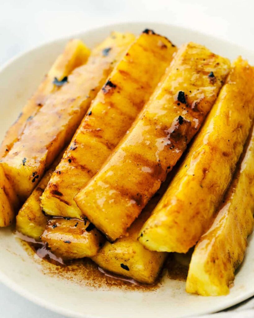 Grilled Pineapple with Cinnamon Sugar