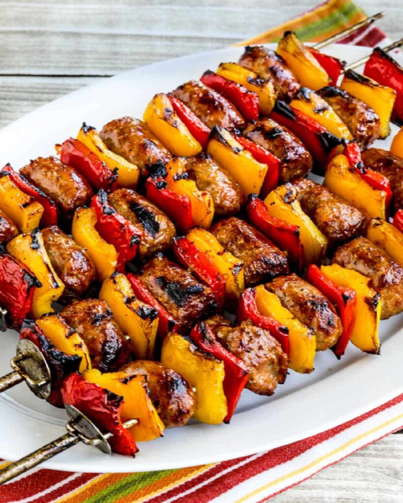 Grilled Sausage and Peppers