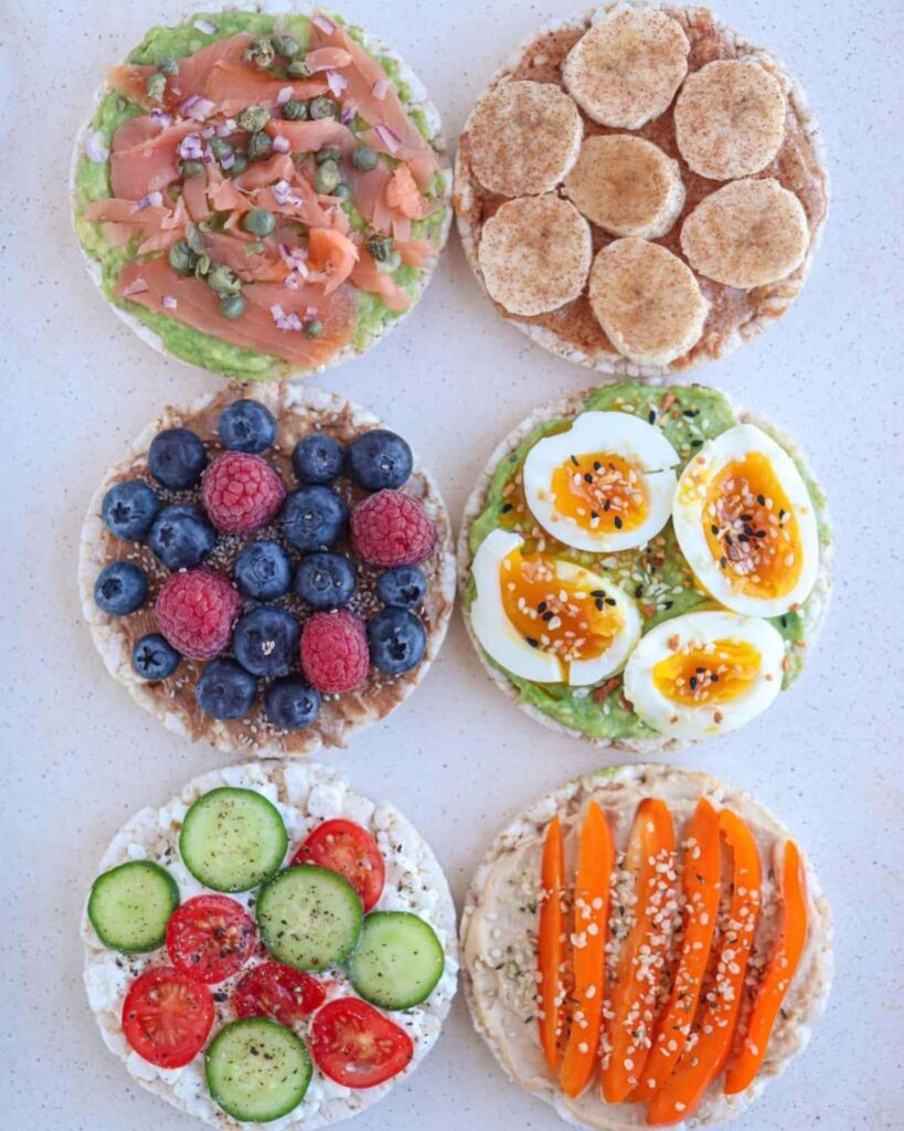 Healthy Rice Cake Snacks