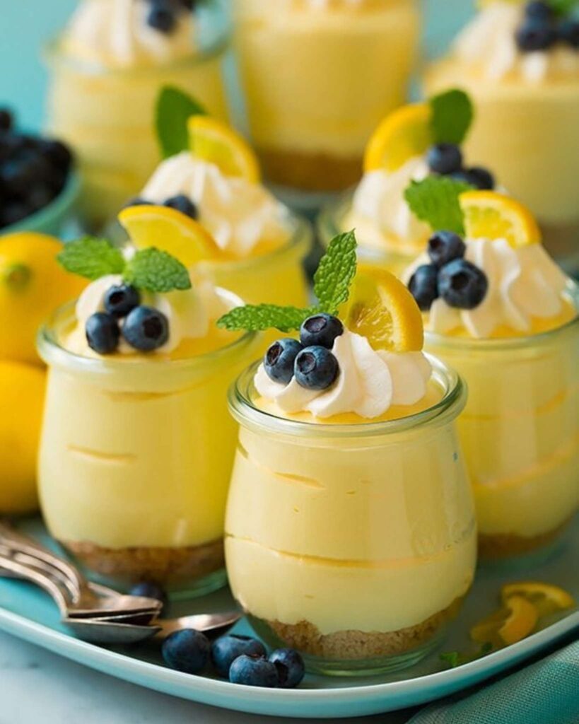 Lemon Mousse Cups