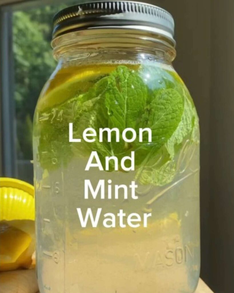 Lemon and Mint Detox Water