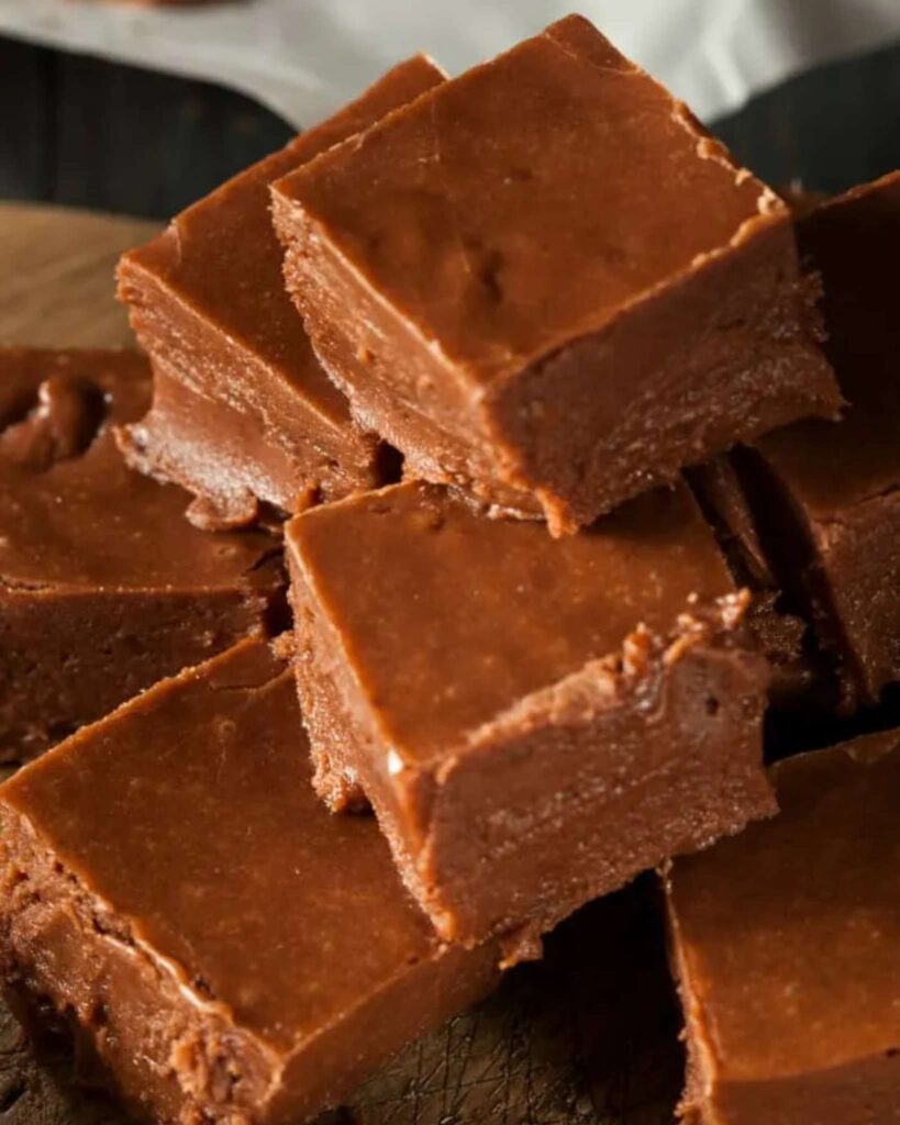 No Bake Chocolate Fudge