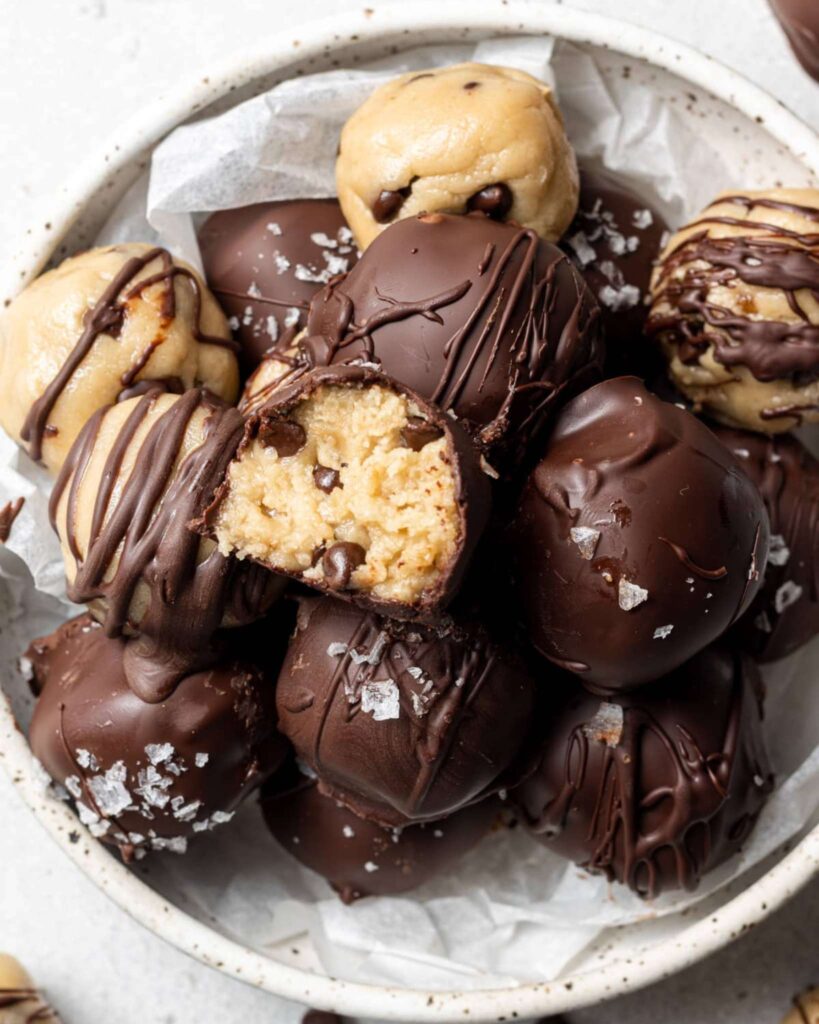 No Bake Cookie Dough Bites