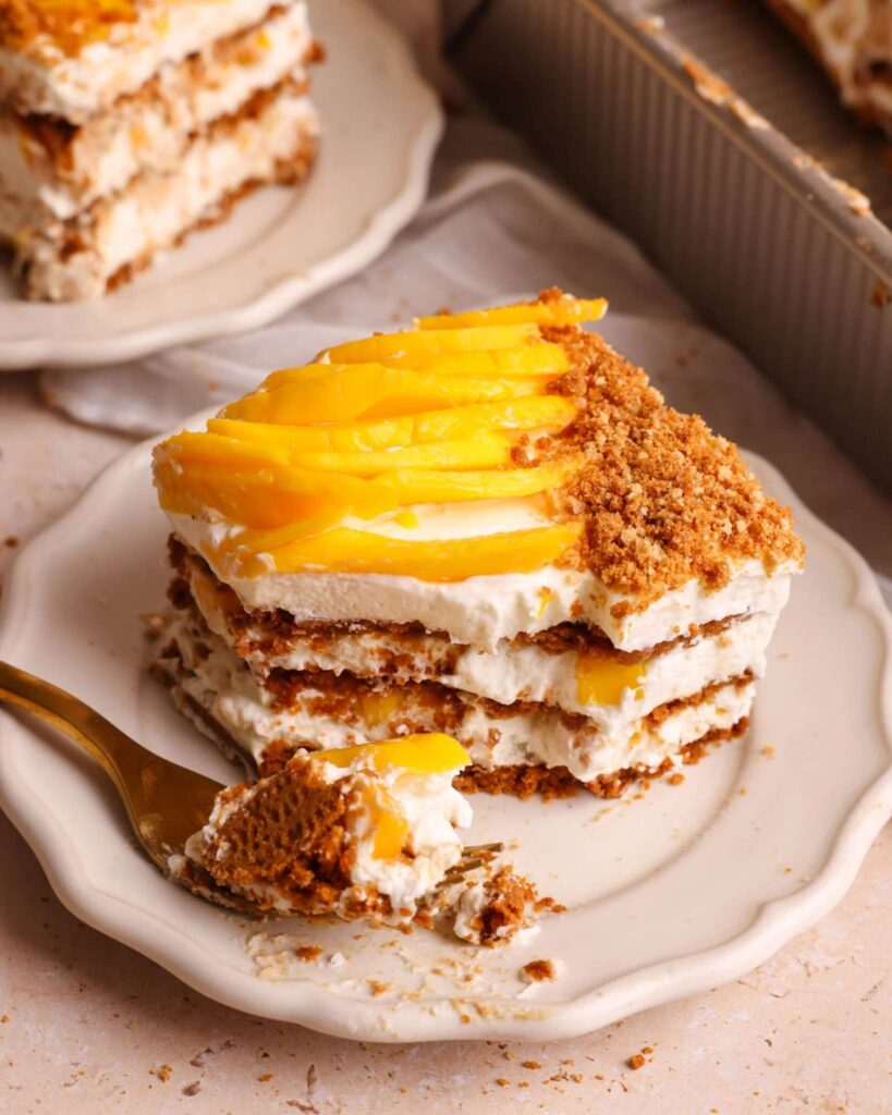 No Bake Mango Float
