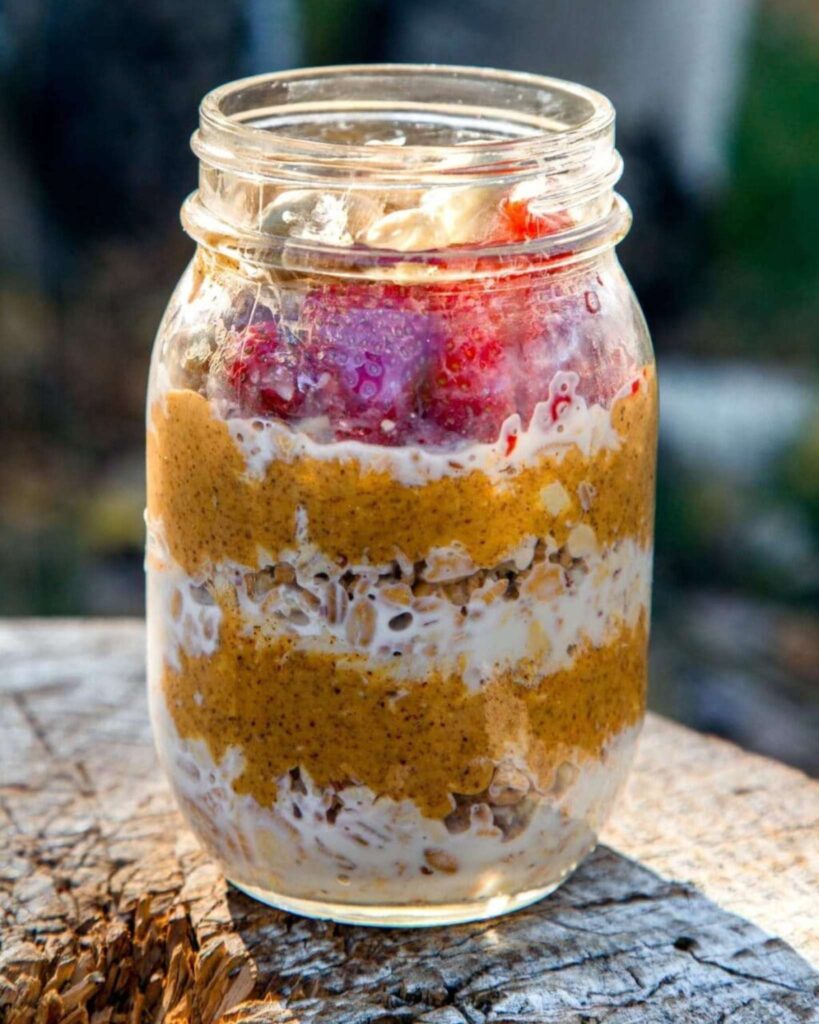 Overnight Oats with Fruits