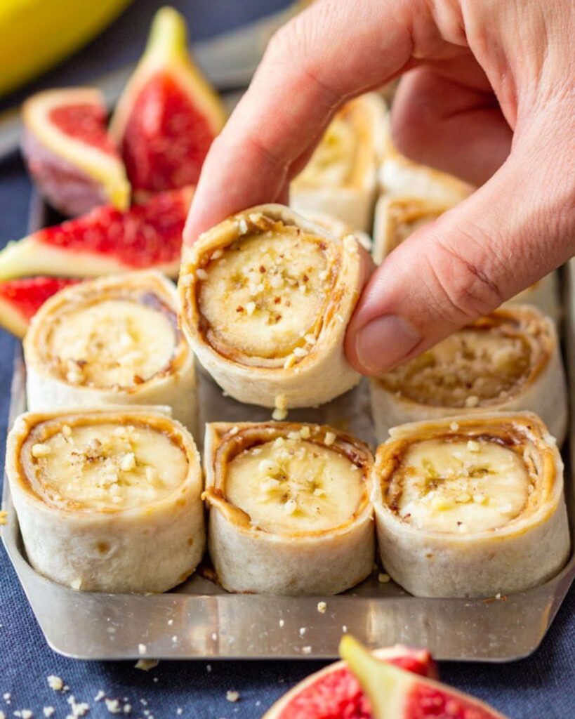 Peanut Butter Banana Wraps