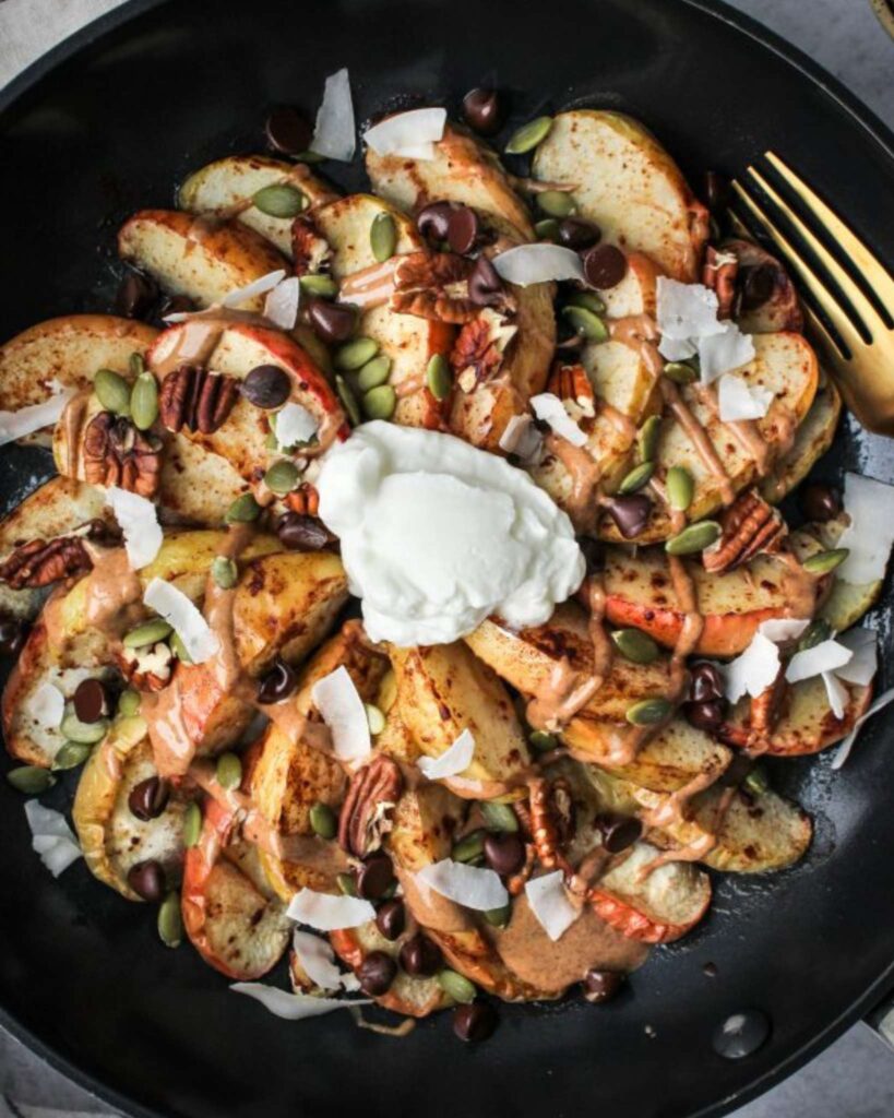 Roasted Apple Nachos