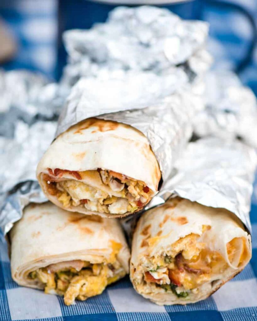 Sausage Breakfast Burritos