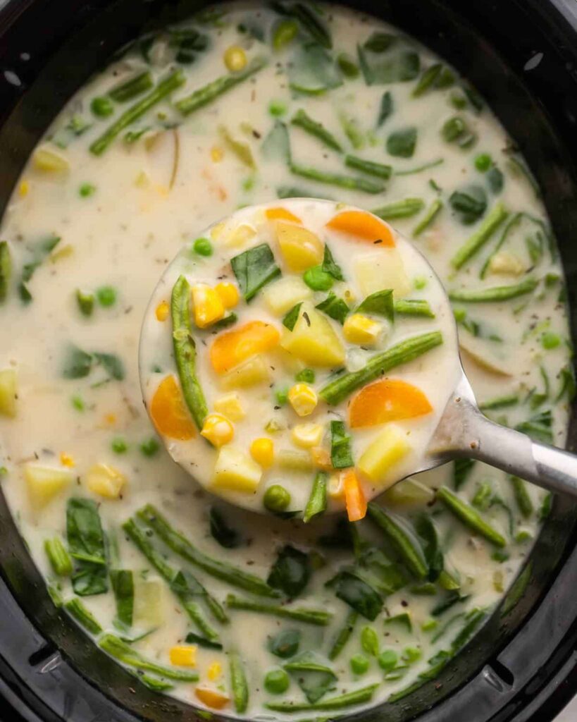 Slow Cooker Summer Vegetable Soup