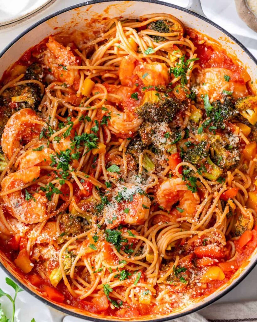 Spicy Shrimp Pasta