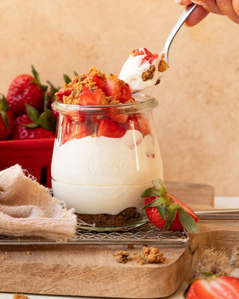 Strawberry Cheesecake Cups