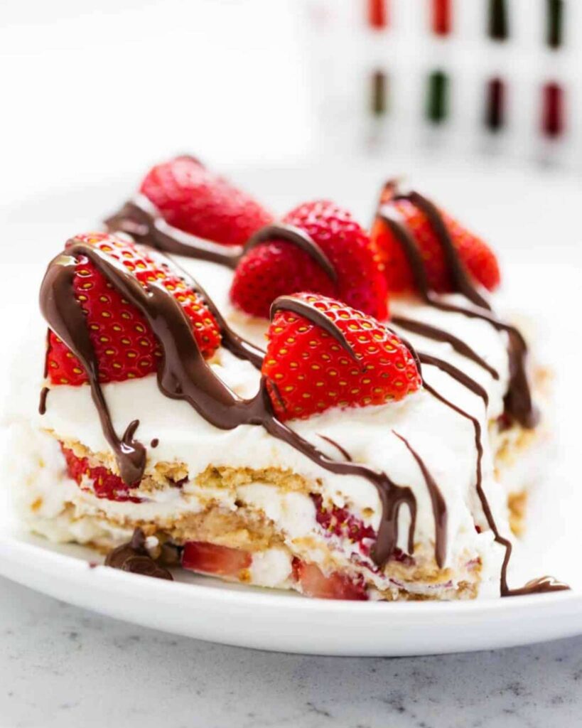 Strawberry Icebox Cake