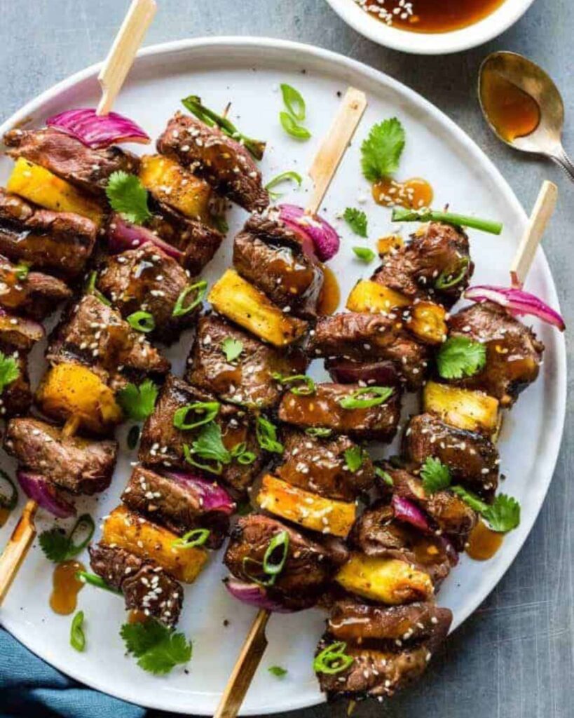 Teriyaki Beef Skewers
