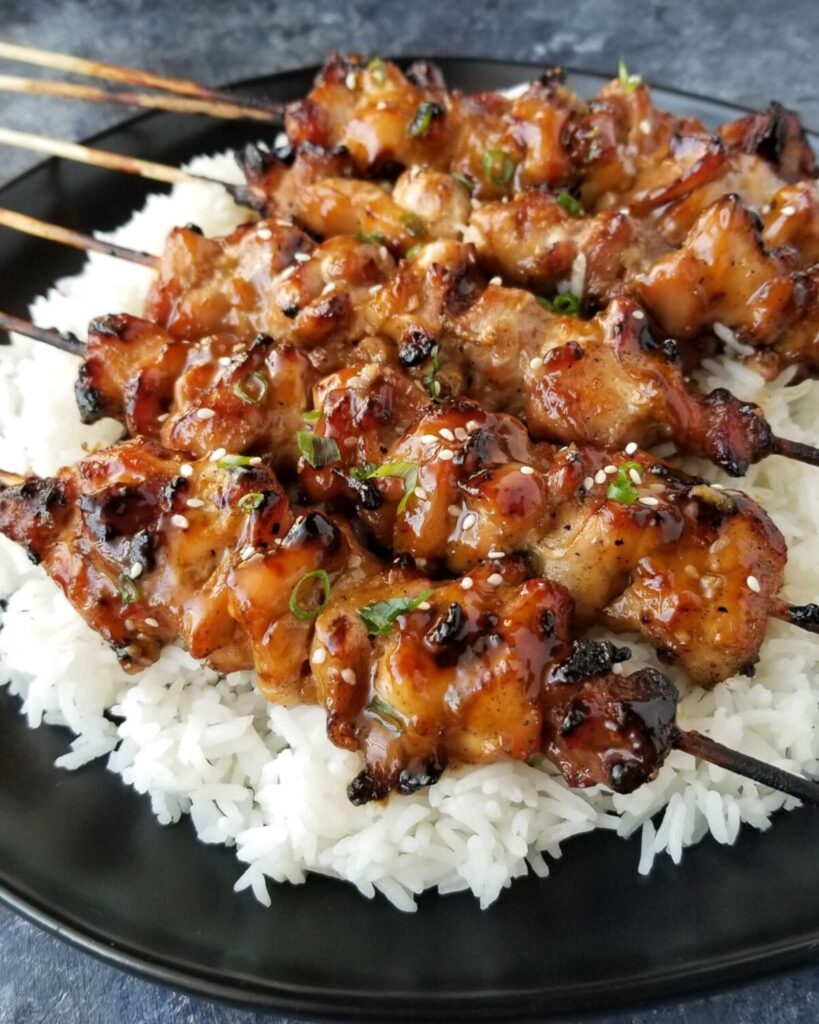 Teriyaki Chicken Skewers