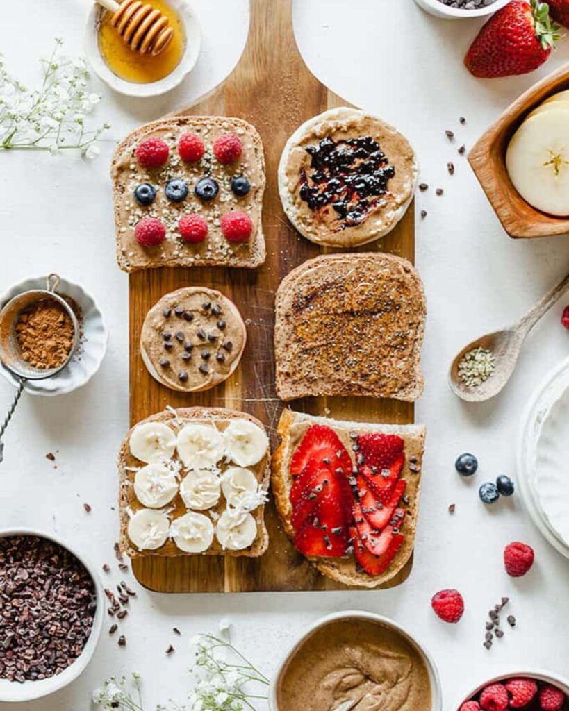 Whole Grain Toast with Almond Butter