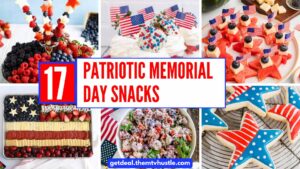 17 Patriotic Memorial Day Snacks for a Red White and Blue Party