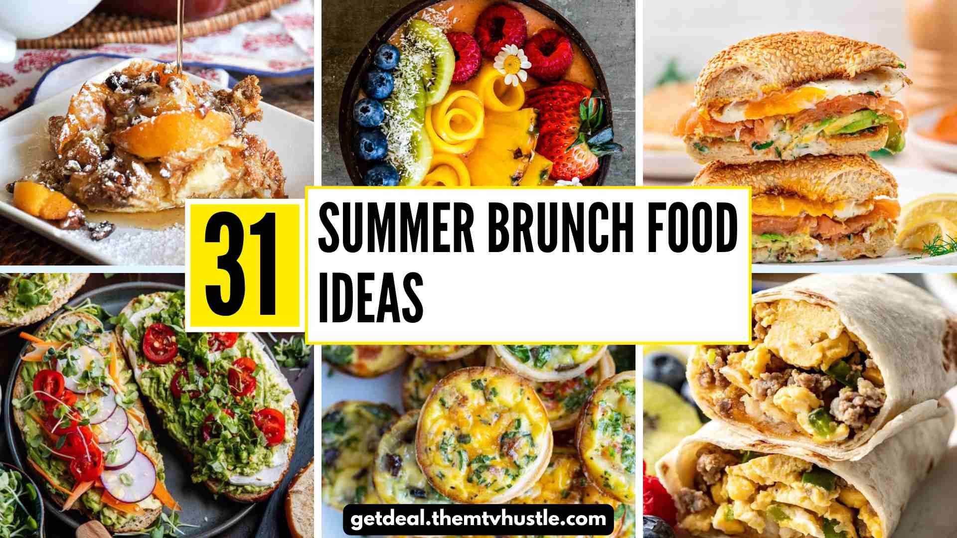 31 Easy Summer Brunch Food Ideas for Sunny Weekend Gatherings
