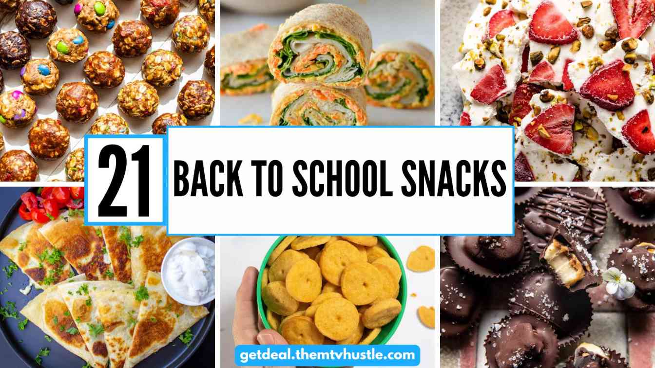 21 Quick Back to School Snacks for Busy Families