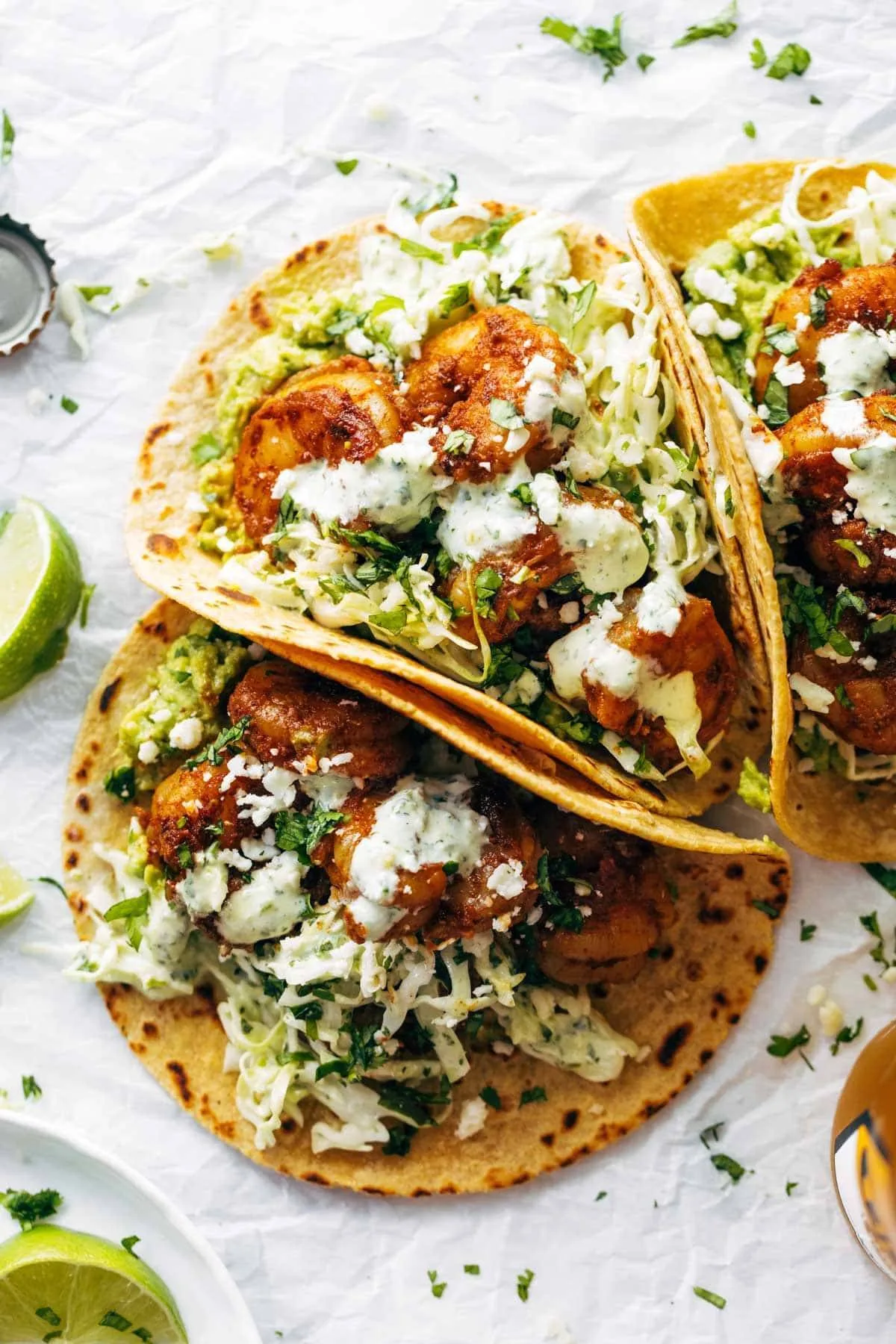 Garlic Shrimp Tacos