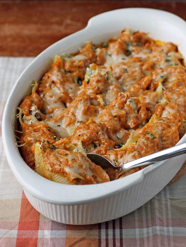 Pumpkin Stuffed Shells