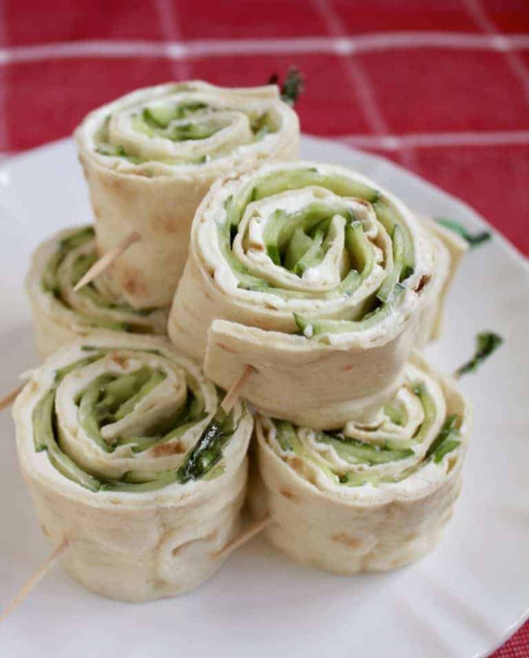 Cucumber and Cream Cheese Sandwich