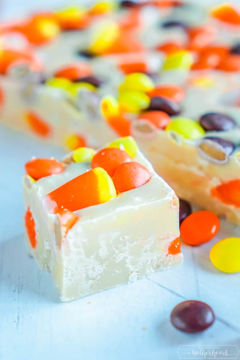 Halloween Candy Corn Fudge