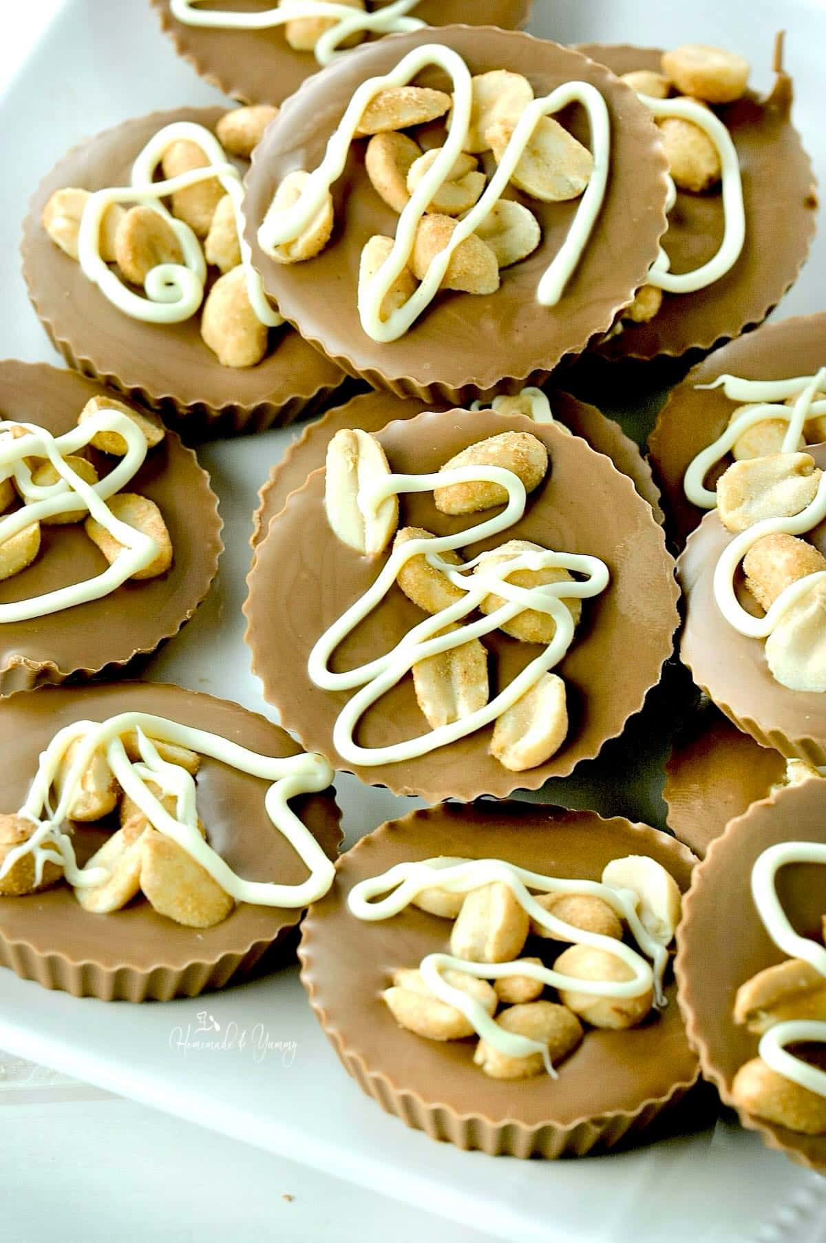 Homemade Chocolate Peanut Butter Treats 5-Minute Prep Desserts